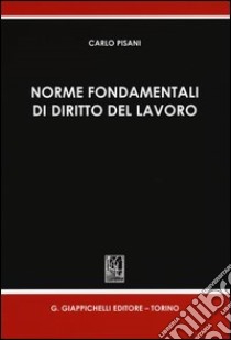 Norme fondamentali di diritto del lavoro libro di Pisani Carlo