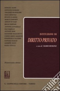 Istituzioni di diritto privato libro