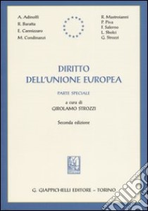 Diritto dell'Unione Europea. Parte speciale libro