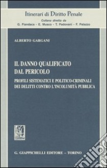 Il danno qualificato dal pericolo. Profili sistematici e politico-criminali dei delitti contro l'incolumità pubblica libro di Gargani Alberto