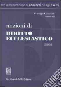 Nozioni di diritto ecclesiastico libro di Casuscelli G. (cur.)