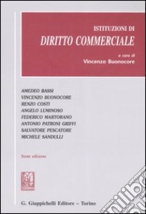 Istituzioni di diritto commerciale libro