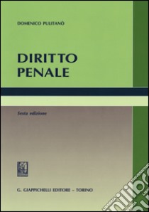 Diritto penale libro di Pulitanò Domenico