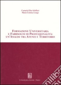 Formazione universitaria e fabbisogni di professionalità: un'analisi tra atenei e territorio libro di Schillaci Carmela E. - Longo M. Cristina