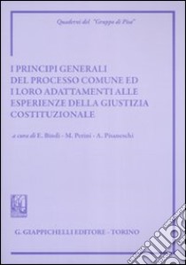 I principi generali del processo comune ed i loro adattamenti alle esperienze della giustizia costituzionale. Atti del Convegno (Siena, 8-9 giugno 2007) libro di Bindi E. (cur.); Perini M. (cur.); Pisaneschi A. (cur.)