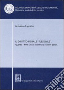 Il diritto penale «flessibile». Quando i diritti umani incontrano i sistemi penali libro di Esposito Andreana