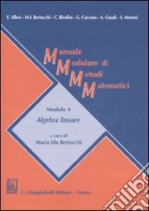 Manuale modulare di metodi matematici. Modulo 4: Algebra lineare libro