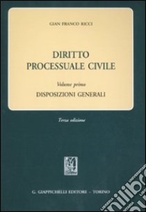 Diritto processuale civile (1) libro di Ricci G. Franco