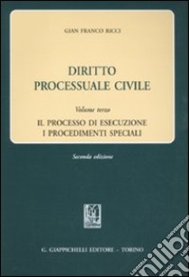 Diritto processuale civile (3) libro di Ricci G. Franco