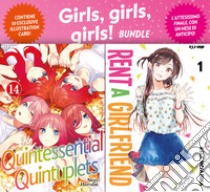 Girls girls girls! bundle: Rent a girlfriend vol. 1-The quintessential quintuplets vol. 14. Con 10 Carte libro di Miyajima Reiji