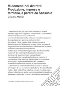 Mutamenti nei distretti. Produzione, imprese e territorio, a partire da Sassuolo libro di Mattioli Cristiana