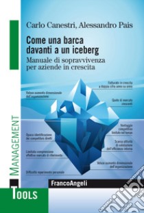 Come una barca davanti a un iceberg. Manuale di sopravvivenza per aziende in crescita libro di Canestri Carlo; Pais Alessandro