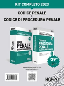 Kit completo codice penale e codice di procedura penale 2023 libro di Franchi Luigi; Feroci Virgilio; Ferrari Santo