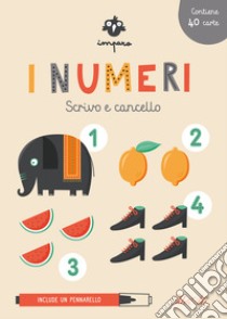 Imparo i numeri. Scrivo e cancello. Ediz. a colori. Con pennarello cancellabile. Con 40 Carte libro di Jesus Joana