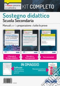 Kit completo sostegno didattico Scuola secondaria. Test + Manuali per tutte le prove concorsuali del concorso a cattedra in sostegno didattico. Con estensioni online. Con software di simulazione. Con Libro: Risonanze emotive in adolescenza libro di Barbuto Emiliano; Mariani Giuseppe; Crisafulli V. (cur.)