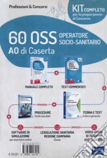 Kit concorso 60 OSS AO Caserta. Con e-book. Con software di simulazione. Con videocorso libro di Carboni Luigia; Locci Antonella; Malatesta Anna