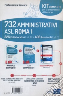 Kit concorso 732 amministrativi ASL Roma 1. Con e-book. Con espansione online libro