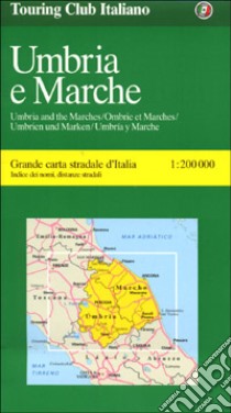 Umbria, Marche 1:200.000 libro