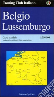 Belgio. Lussemburgo 1:300.000 libro