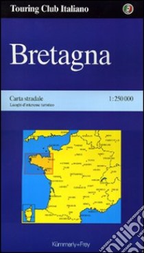 Bretagna 1:250.000 libro