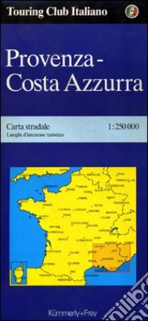 Provenza. Costa Azzurra 1:250.000 libro