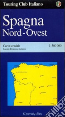 Spagna nord-ovest 1:500.000 libro