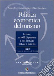 Politica economica del turismo libro