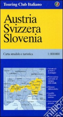 Austria, Svizzera, Slovenia 1:800.000 libro