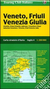 Veneto, Friuli Venezia Giulia 1:200.000 libro