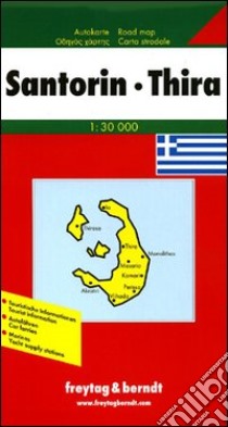 Santorini, Thira 1:30.000 libro