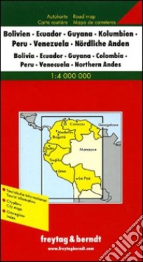 Bolivia, Ecuador, Guayana, Colombia, Perù, Venezuela, Ande del Nord 1:4.000.000 libro