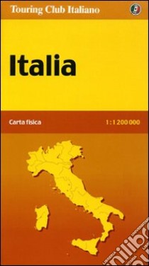 Italia fisica 1:1.200.000 libro