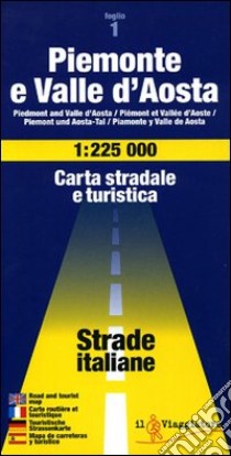 Piemonte e Valle d'Aosta 1:225.000 libro