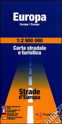 Europa 1:2.900.000. Carta stradale e turistica libro