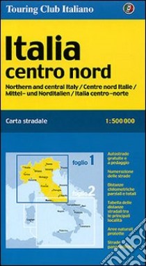 Italia centro nord 1:500.000 libro