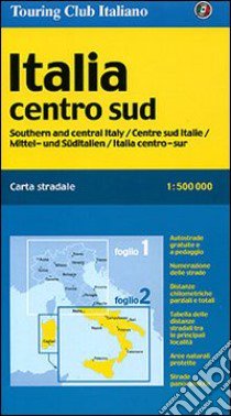 Italia. Centro-sud 1:500.000 libro