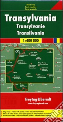 Transilvania 1:400.000. Ediz. multilingue libro