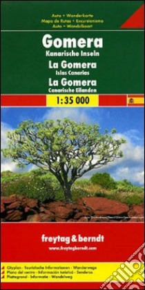 Gomera: Isole Canarie 1:35.000. Carta stradale e turistica. Ediz. multilingue libro