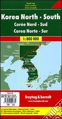 Korea north south 1:800.000 libro