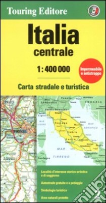 Italia centrale 1:400.000. Carta stradale e turistica libro