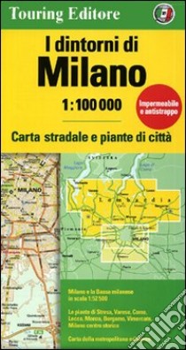 I dintorni di Milano 1:100.000 libro