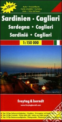 Sardegna, Cagliari 1:150.000. Carta stradale e turistica. Ediz. multilingue libro