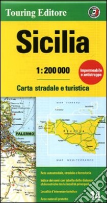 Sicilia 1:200.000 libro