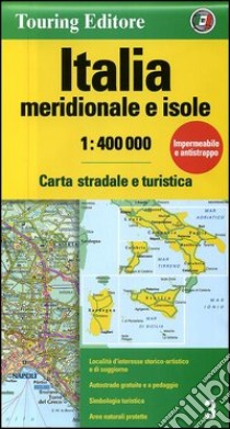 Italia meridionale e isole 1:400.000. Carta stradale e turistica libro