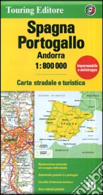 Spagna, Portogallo, Andorra 1:800.000. Carta stradale e turistica libro