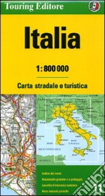 Italia 1:800.000. Carta stradale e turistica. Ediz. multilingue libro