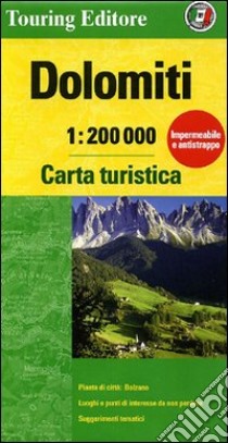 Dolomiti 1:200.000 libro