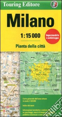 Milano 1:15.000. Pianta della città libro