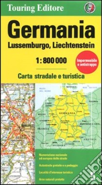 Germania, Lussemburgo, Liechtenstein 1:800.000. Carta stradale e turistica libro