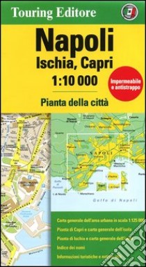 Napoli, Ischia, Capri 1:10.000. Pianta della città libro